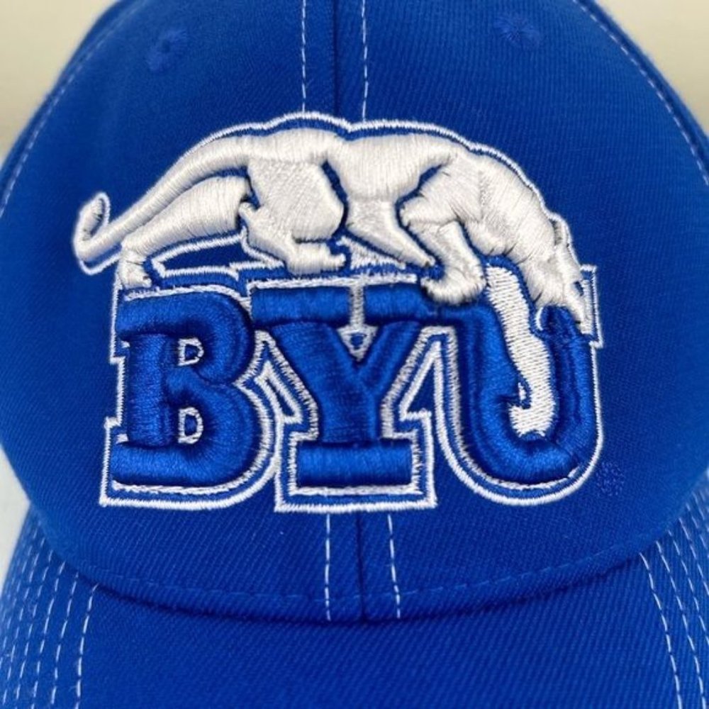Zephyr BYU Cougars Fitted Hat, Sz Lg - Picture 3 of 12